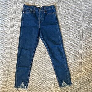Levi's Dark Blue Skinny Jeans for Women